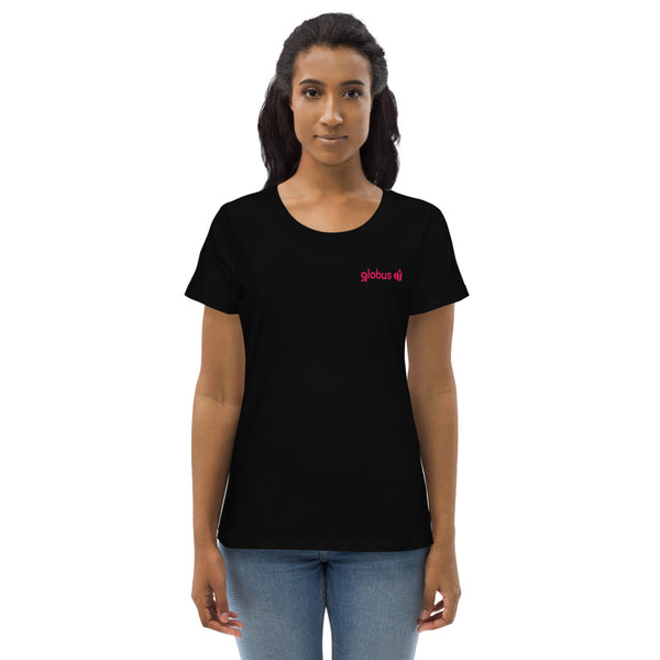 Globus Women's fitted eco tee with logomark
